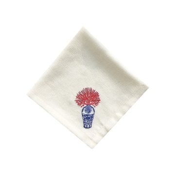 Coral Bleu Blanc Peçete 2li Set