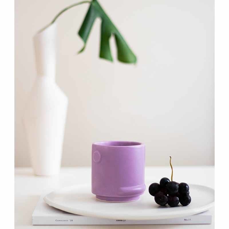 Seramik Moro Bardak Mor