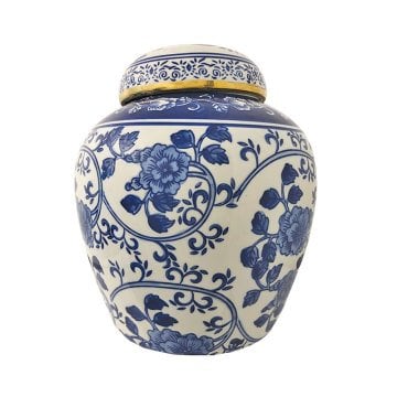 Bleu Blanc Küp 25cm