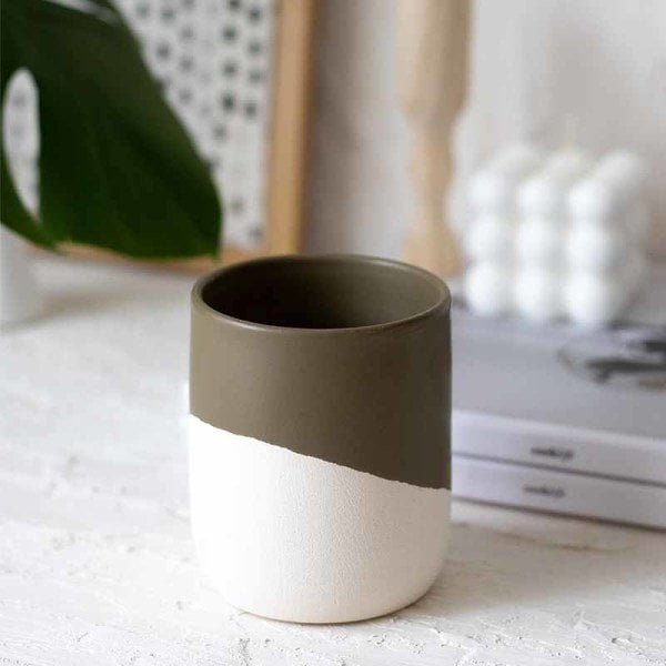 Natural Stone Kulpsuz Antrasit Bardak Haki