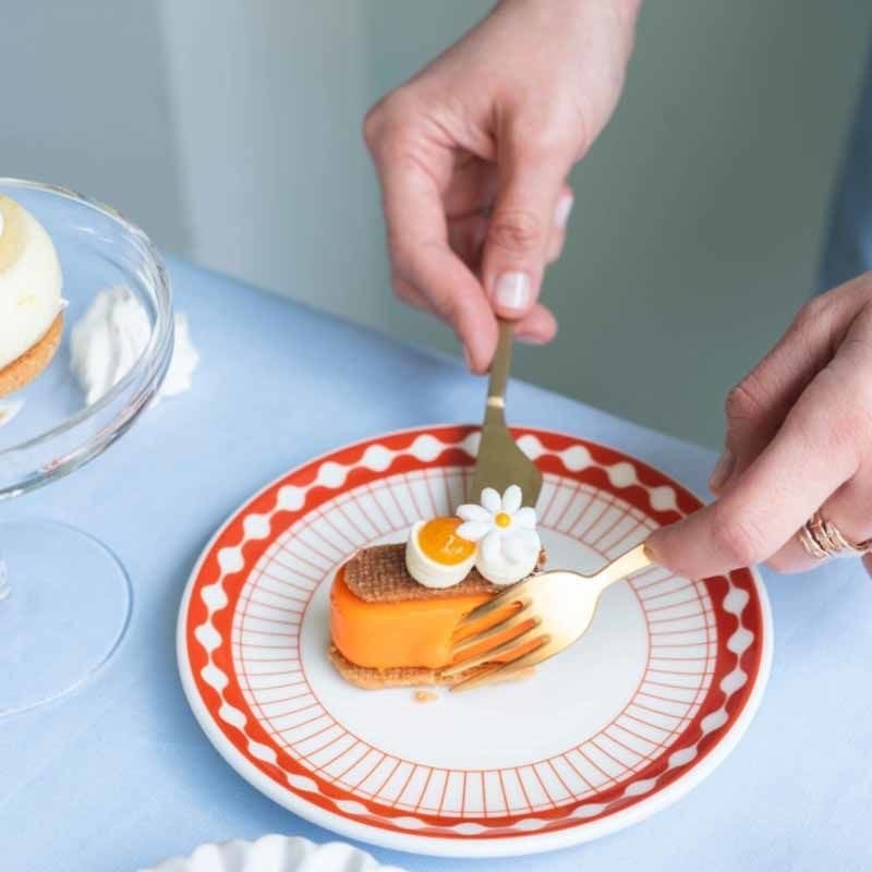 Fern&Co. X Melez The Afternoon Tea Collection Terracotta Aperitif Tabağı