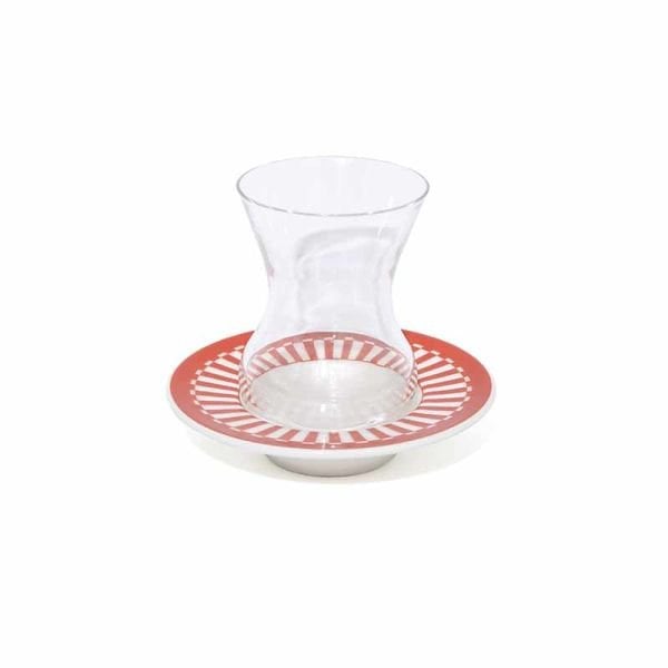 Fern&Co. X Melez The Afternoon Tea Collection Terracotta Cam Çay Bardağı