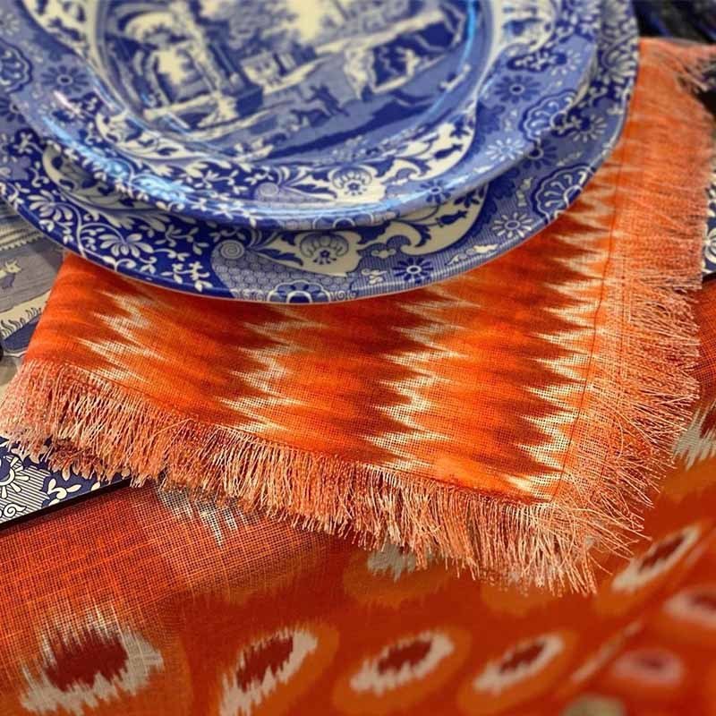 Ikat Napkin/Zigzag Set of 4