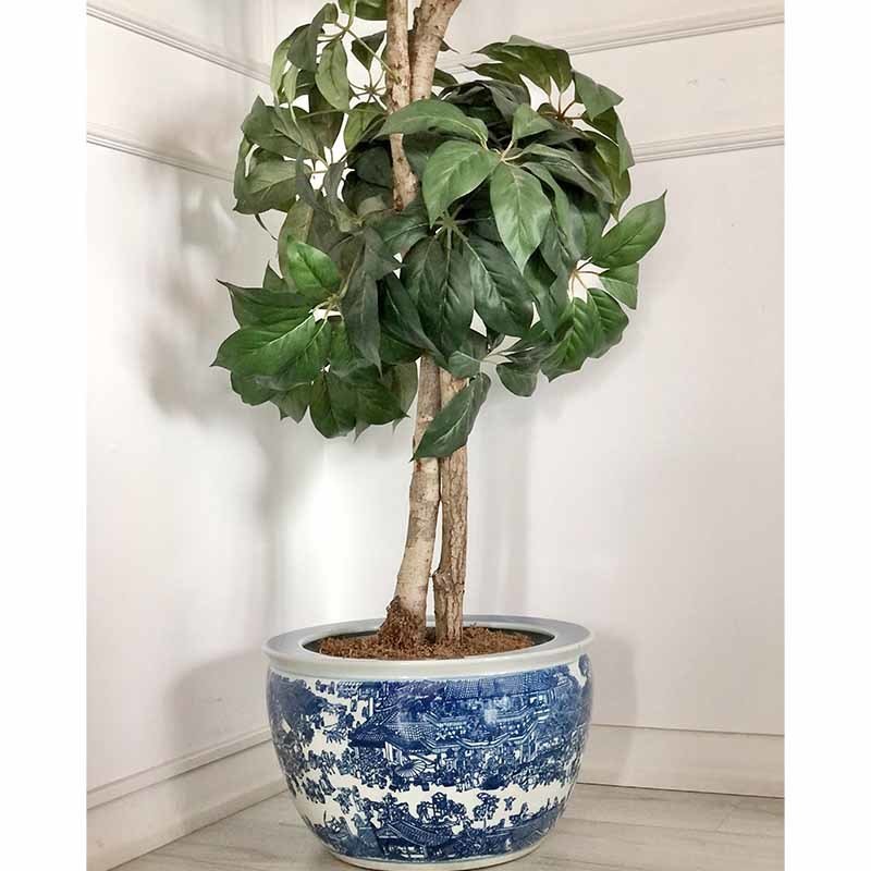 Bleu Blanc Bitki/Ağaç Saksısı II 40 cm