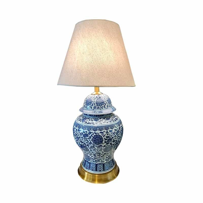 Bleu Blanc Abajur / 64cm