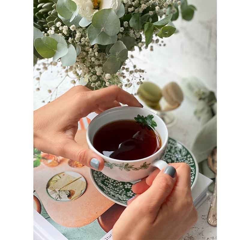 Victorian Garden Collection 2'li Çay Fincan Seti Hediye Kutulu