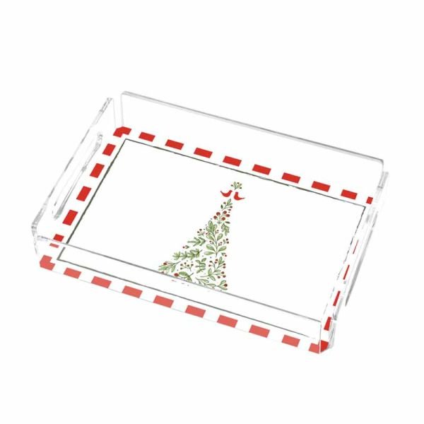 Merry Collection Küçük Boy Akrilik Tepsi