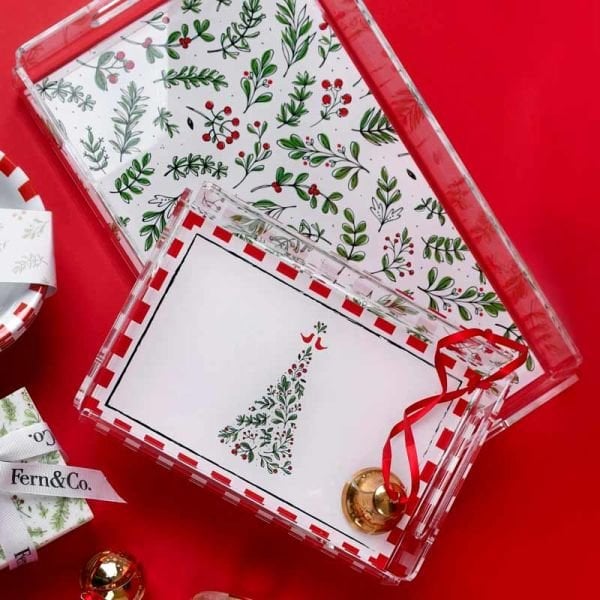 Merry Collection Büyük Boy Akrilik Tepsi