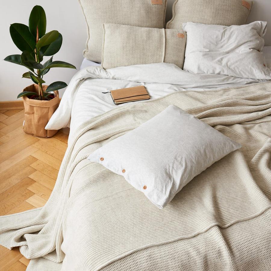 WOOLLY BEIGE YATAK ÖRTÜSÜ 200*220