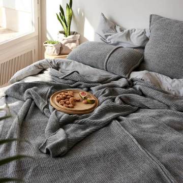 WOOLLY GREY YATAK ÖRTÜSÜ 200*220
