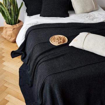 WOOLLY ANTHRACITE YATAK ÖRTÜSÜ 250*220